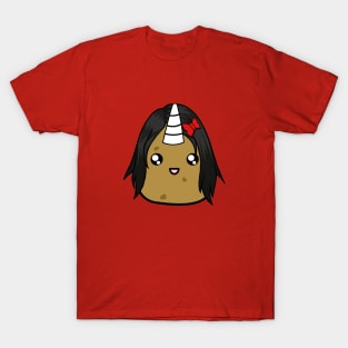 Unicorn Potato (Dark Hair) T-Shirt